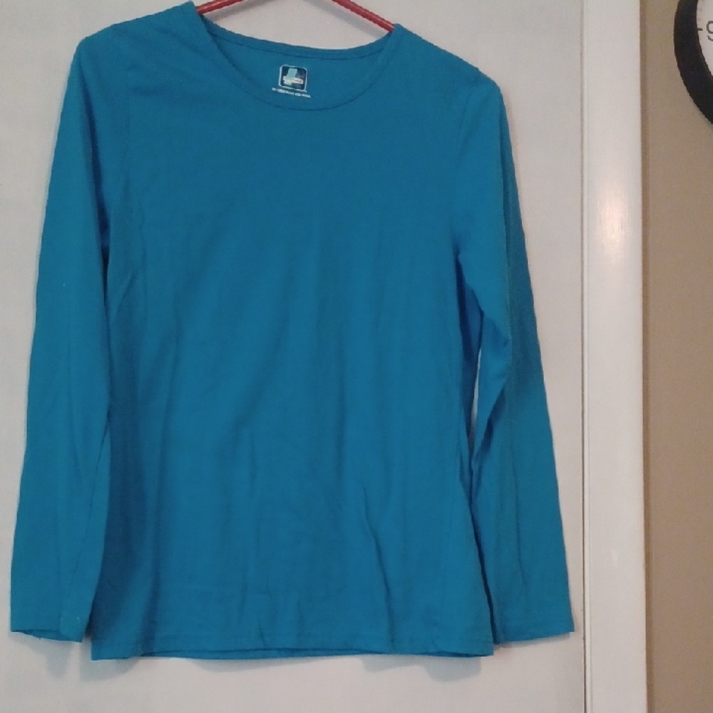 Ada Vibrant Blue Long Sleeve Top